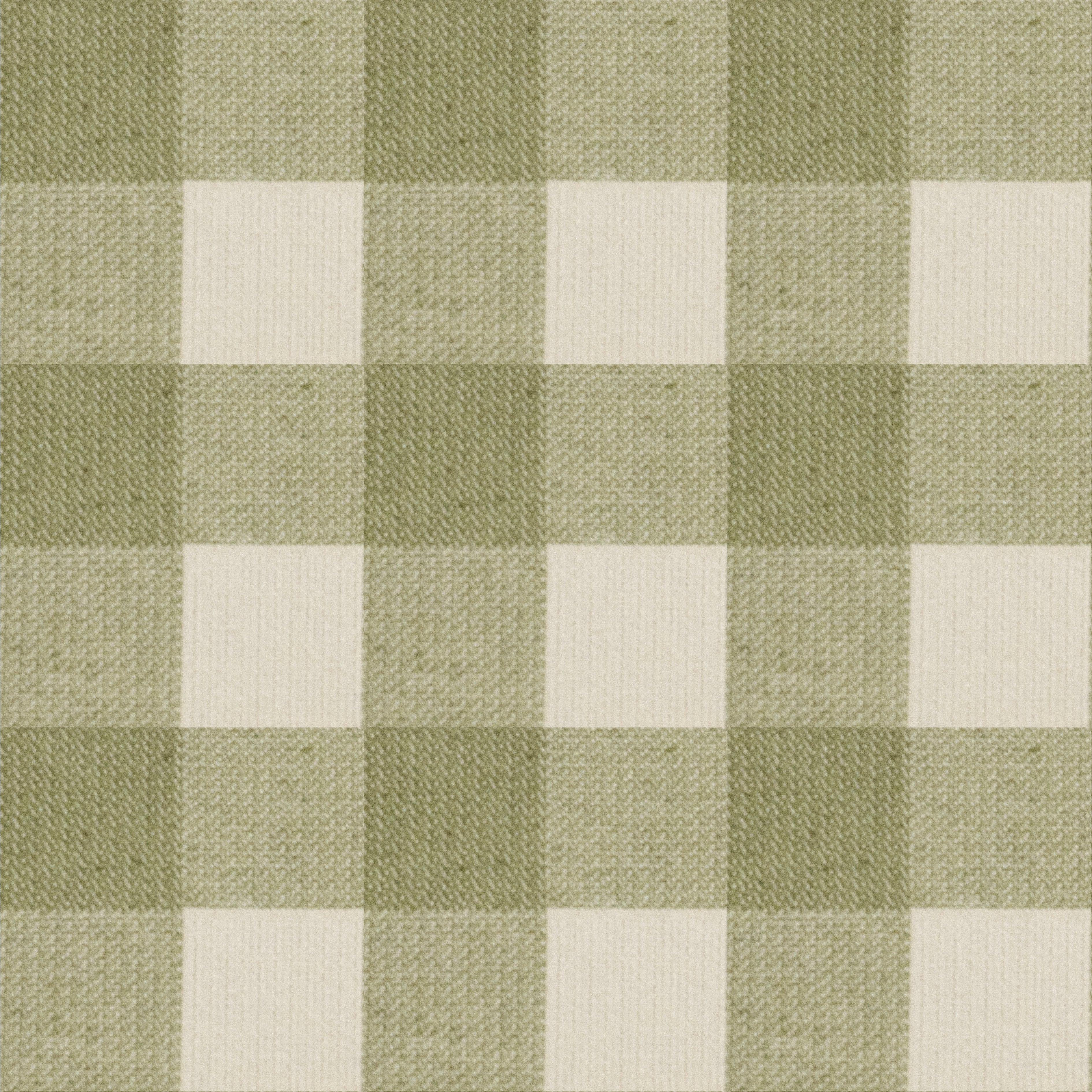 Funda de cojín jacquard Vichy Verde 45x45 cm