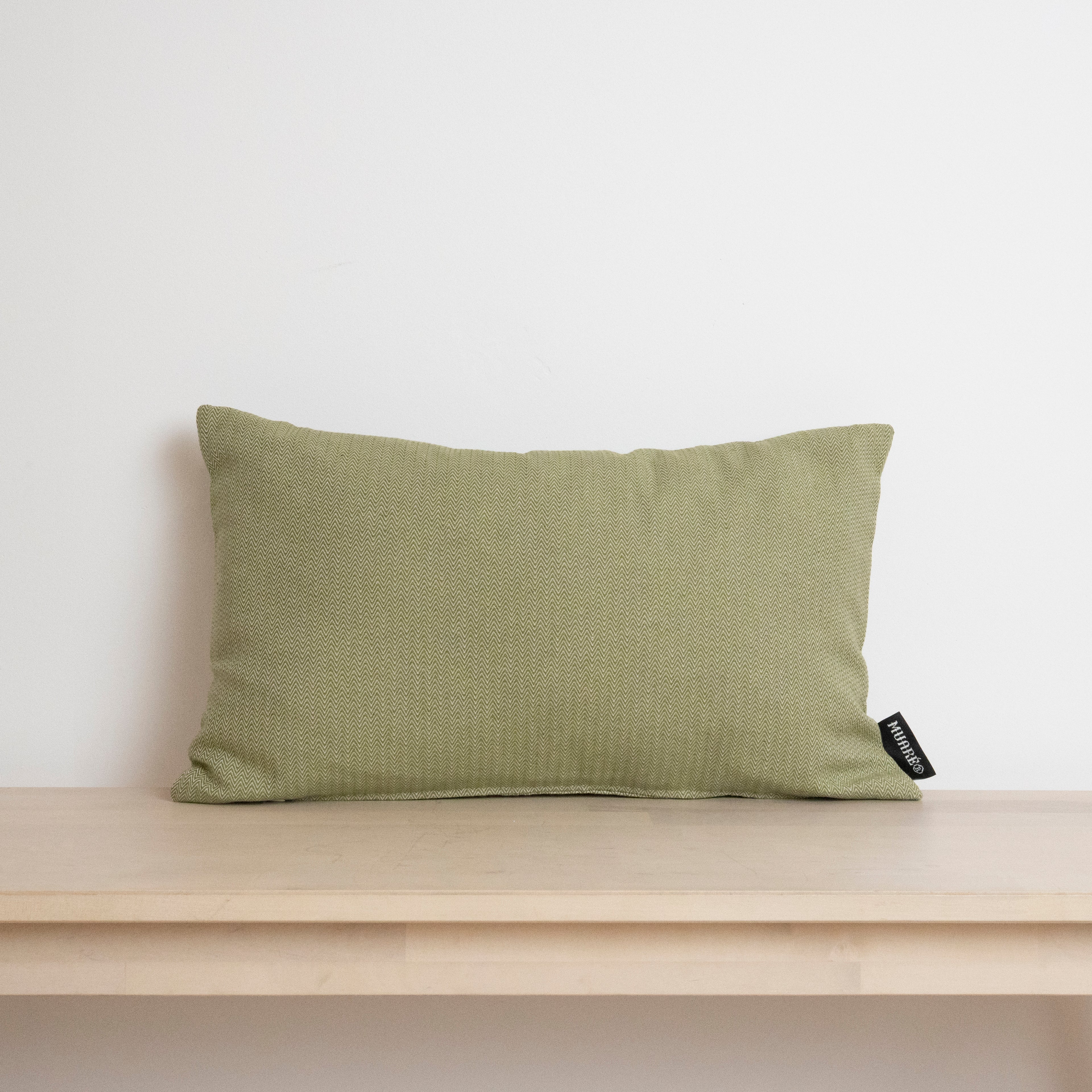 Funda de cojín jacquard Espiga Verde 30x50 cm