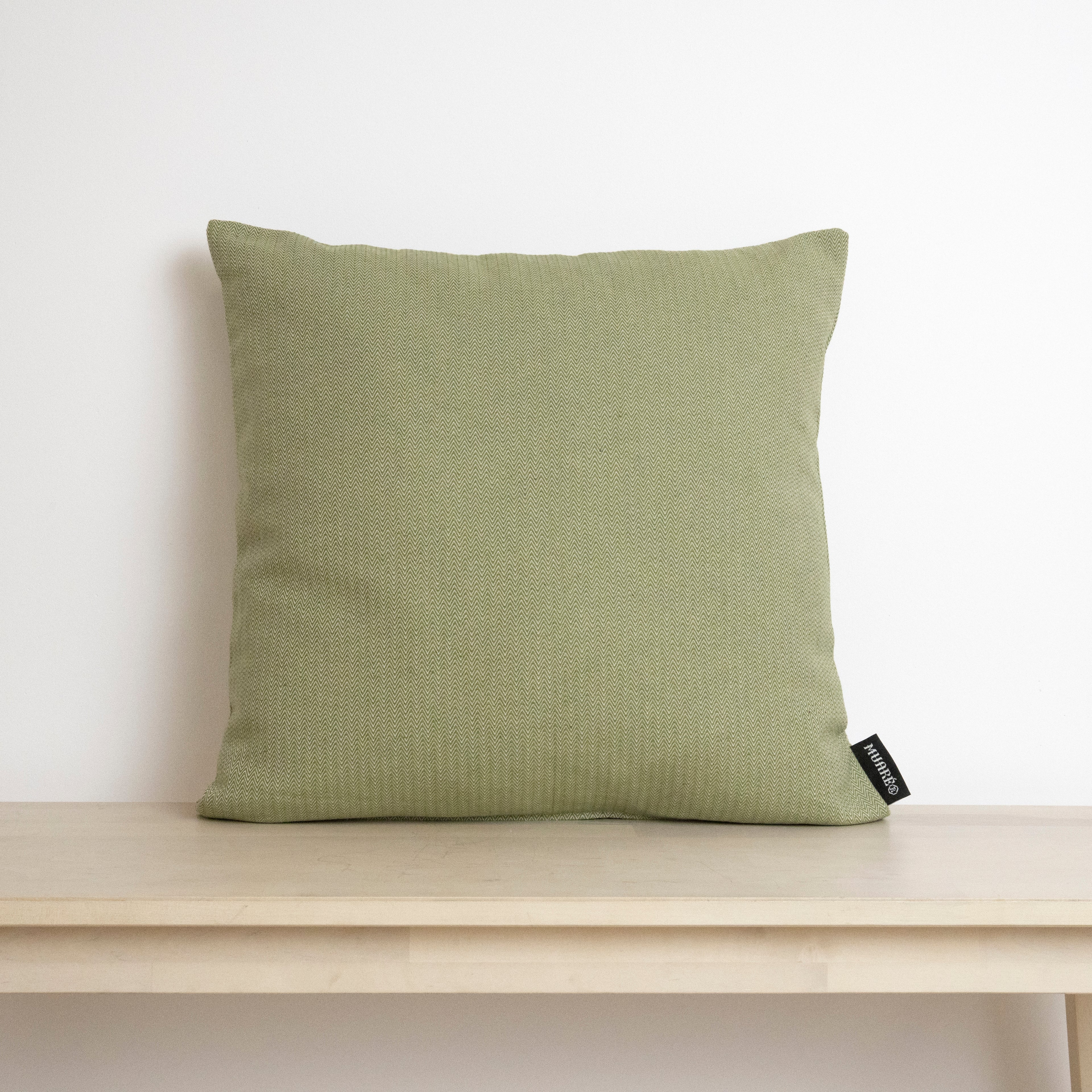 Funda de cojín jacquard Espiga Verde 45x45 cm