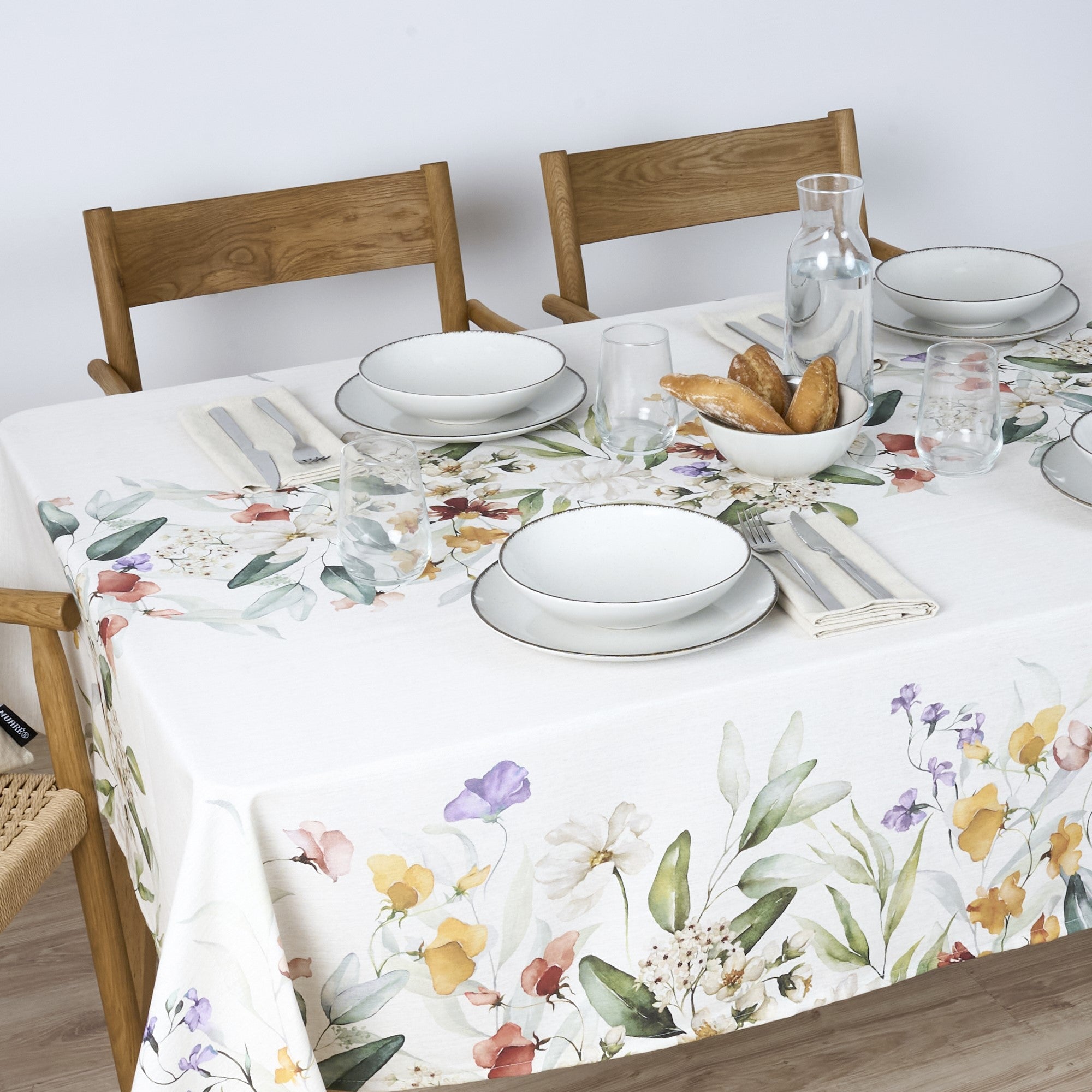 Mantel de tela Flowers Cenefa Central 1 160
