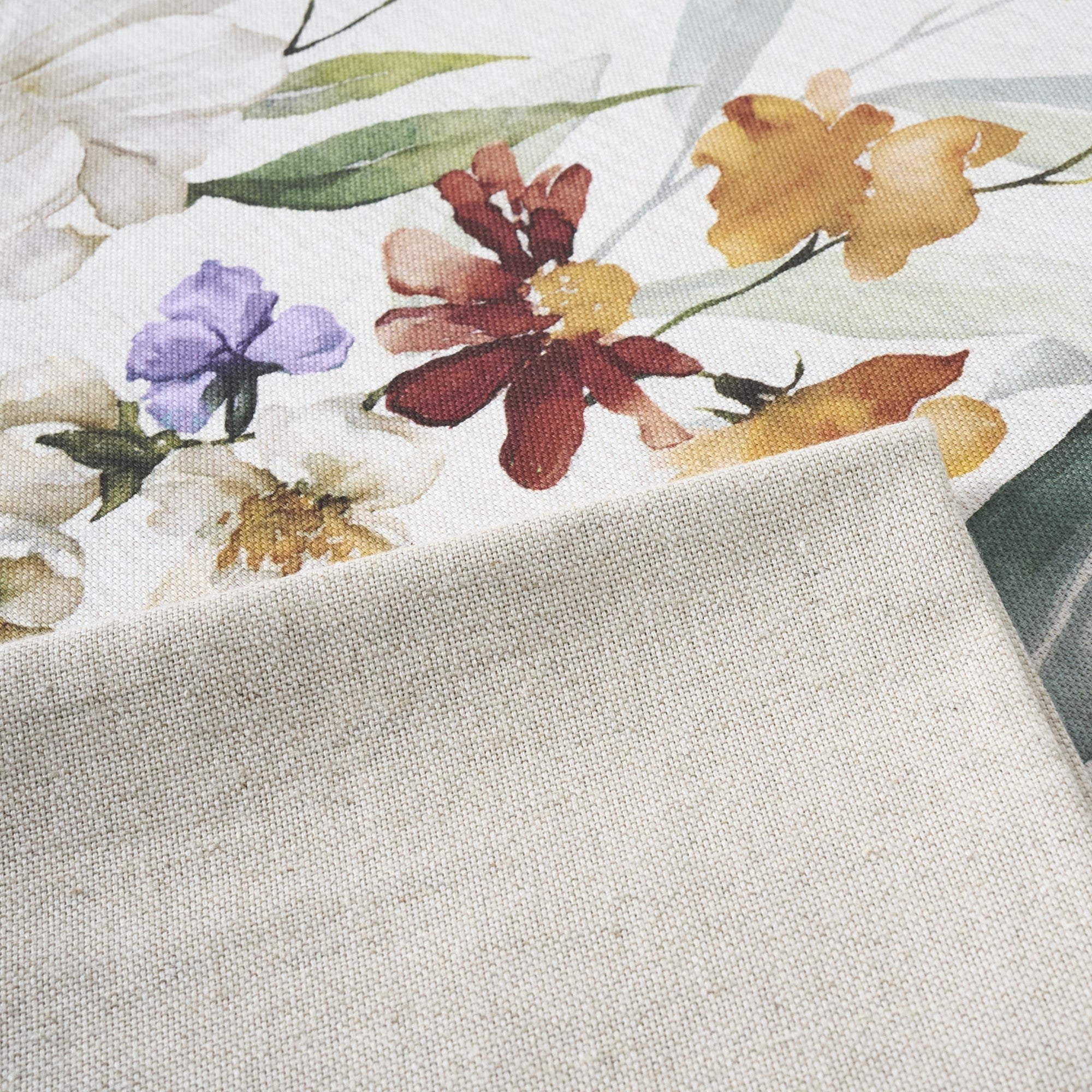 Mantel de tela Flowers Cenefa Central 1 160