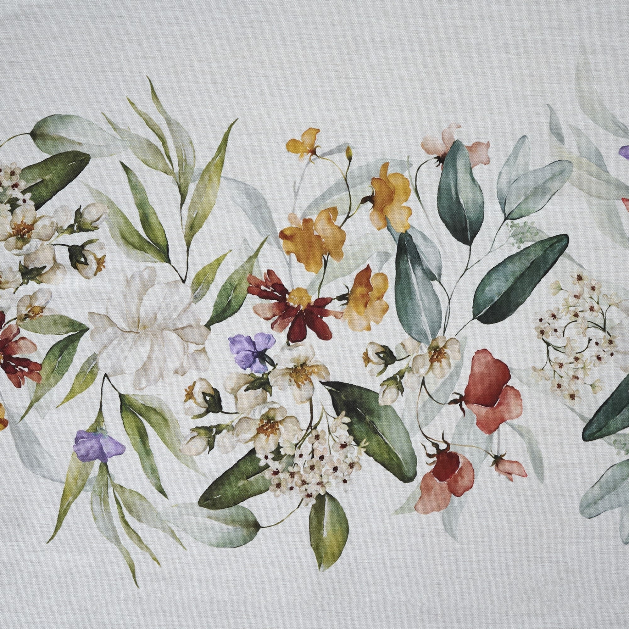 Mantel de tela Flowers Cenefa Central 1 160
