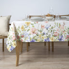 Mantel antimanchas Flowers Cenefa Central 2