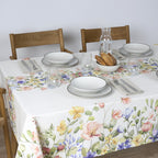 Mantel antimanchas Flowers Cenefa Central 2