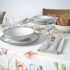 Mantel antimanchas Flowers Cenefa Central 2