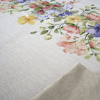 Mantel antimanchas Flowers Cenefa Central 2