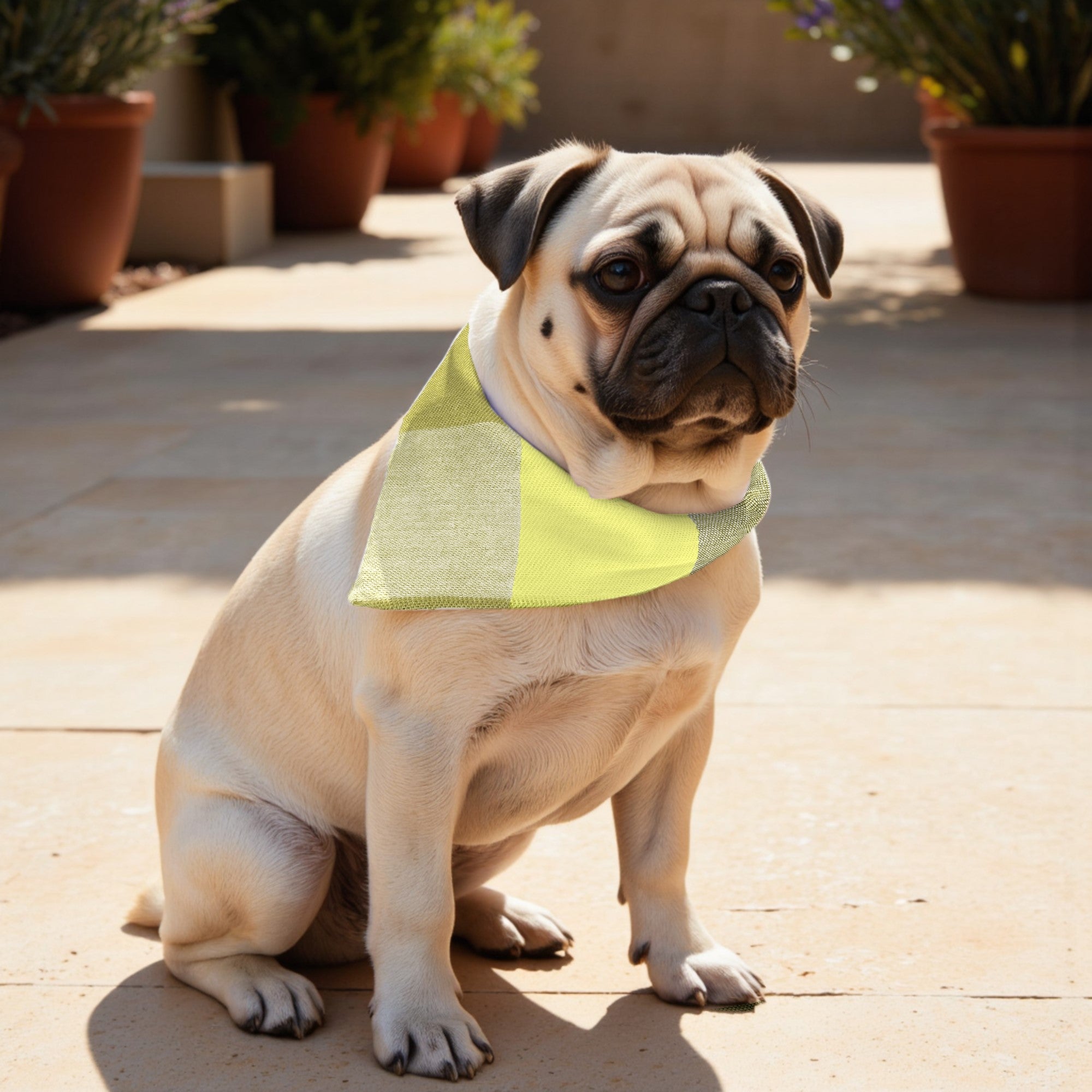 Pack 2 unidades bandana para mascotas Bath verde