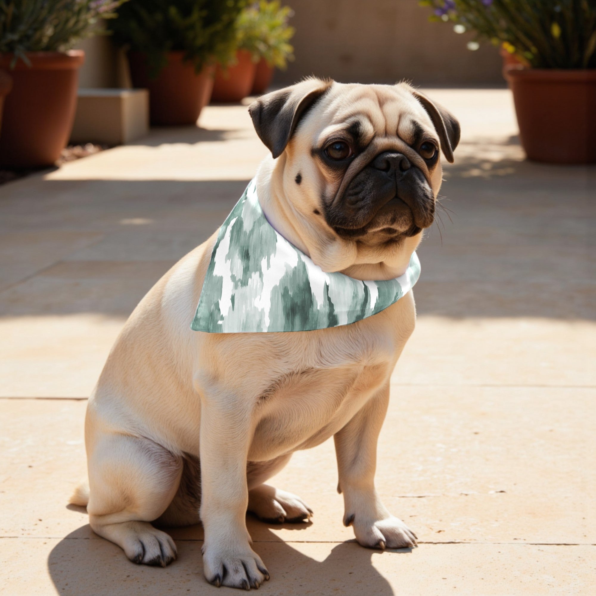 Pack 2 unidades bandana para mascotas LUTTON ESMERALDA