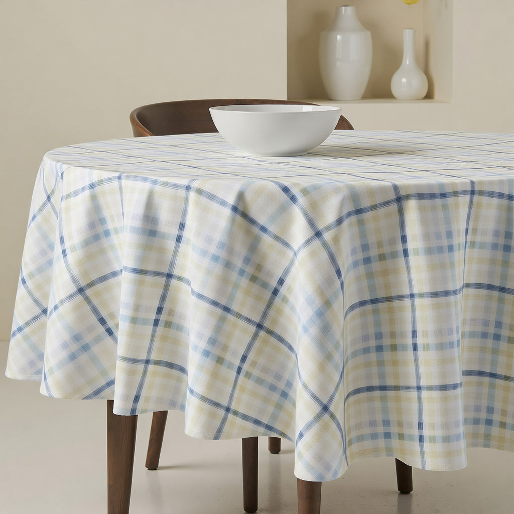 Mantel redondo antimanchas Agueda