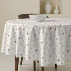 Mantel redondo antimanchas Albin