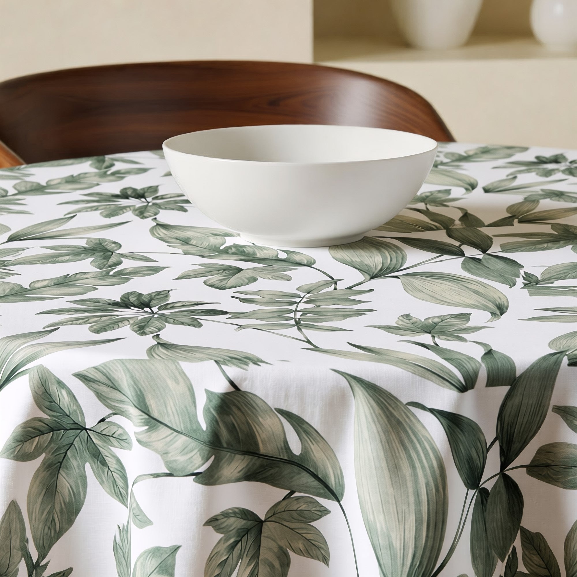 Mantel redondo antimanchas Ander