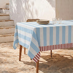 Fleckabweisende Tischdecke 100% Baumwolle Aruba