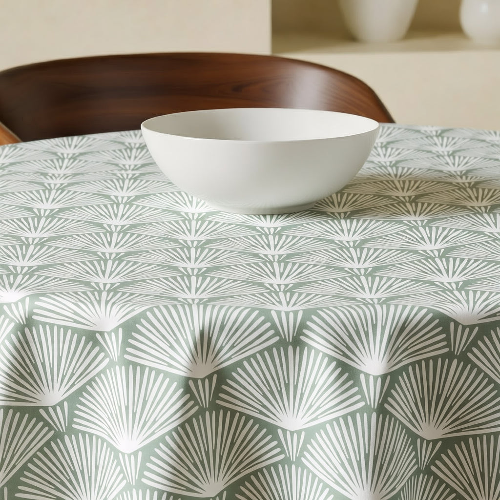 Mantel redondo antimanchas ASENA 4