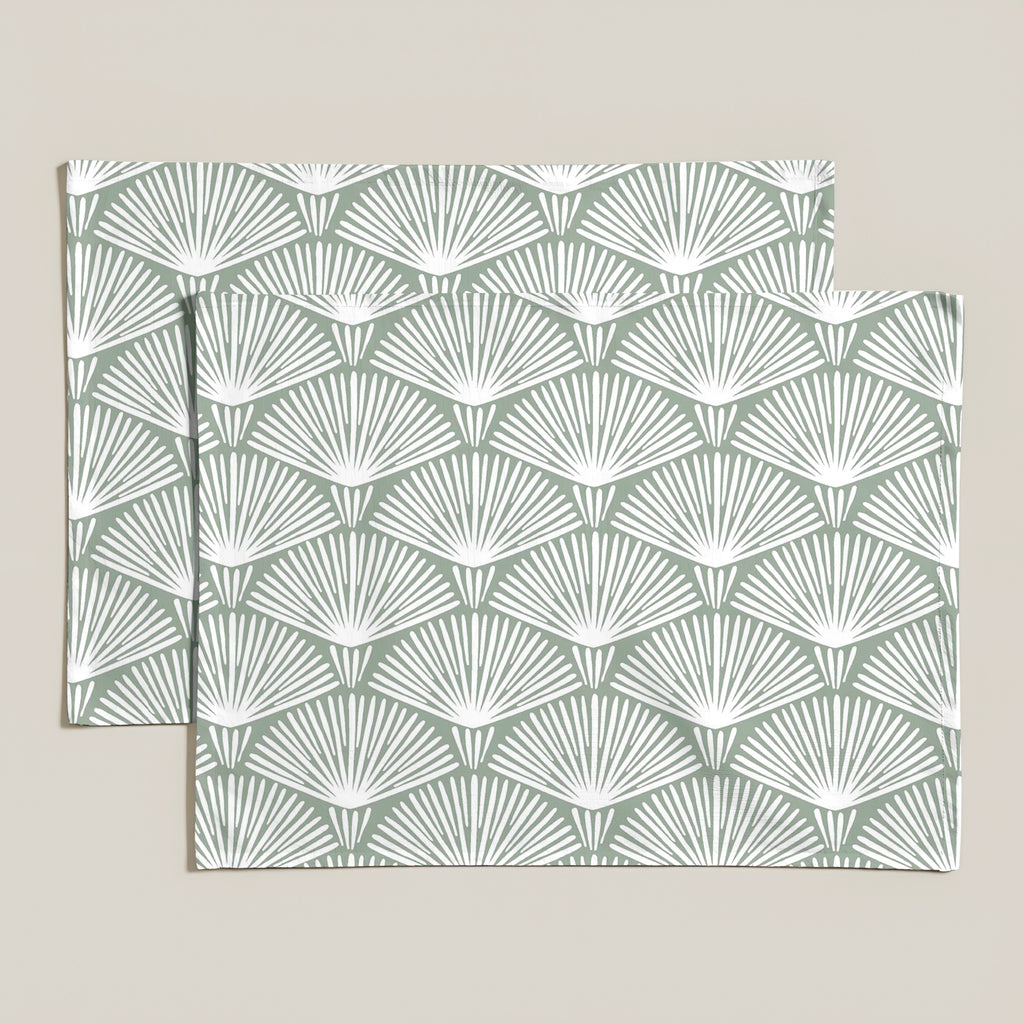 Pack 2 unidades mantel individual resinado Asena 4 100% algodón 45x35 cm