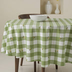 Mantel redondo antimanchas Asier