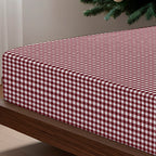 Juego de sábanas Xmas Vichy 100% algodón