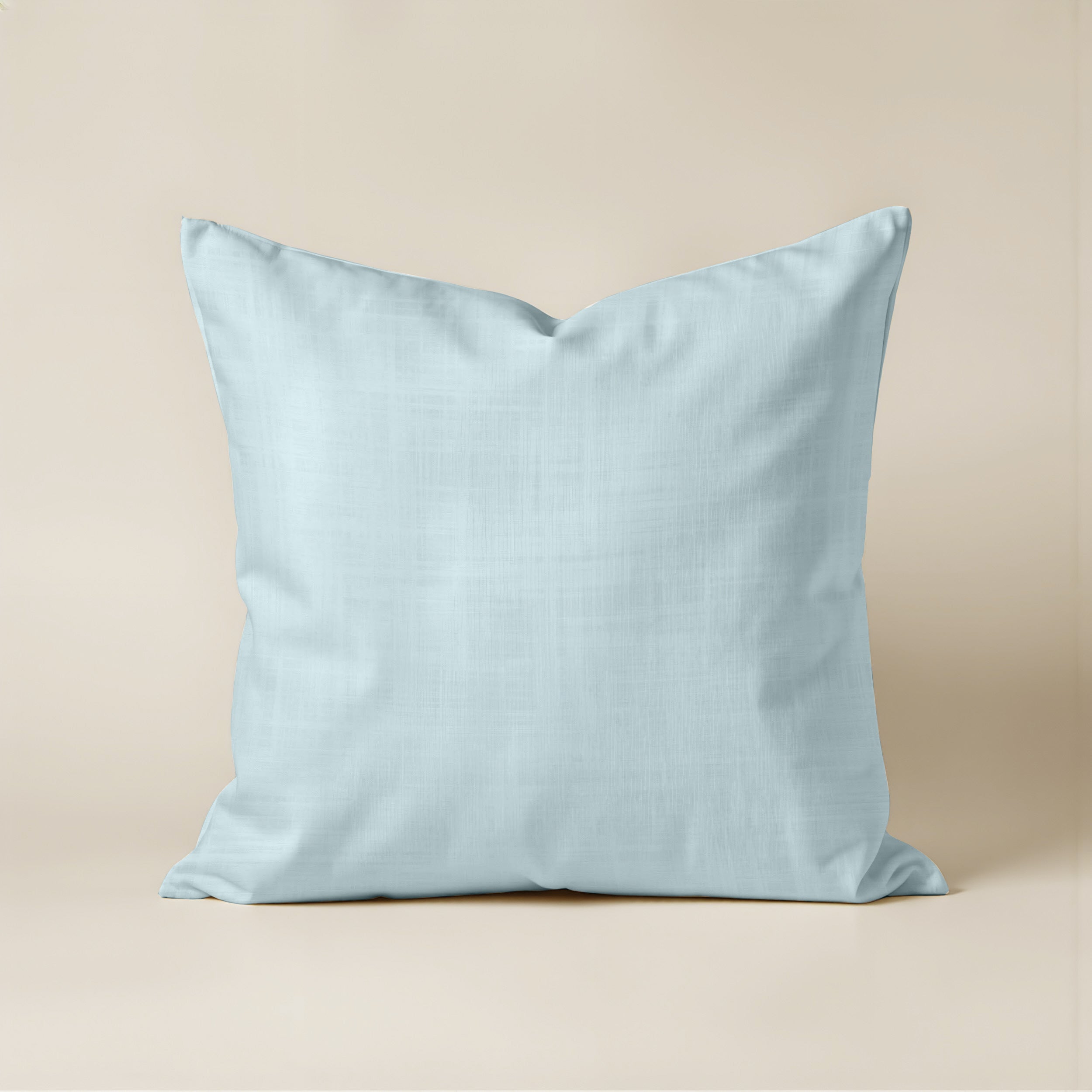 Funda de cojín 100% algodón Azul 50x50 cm