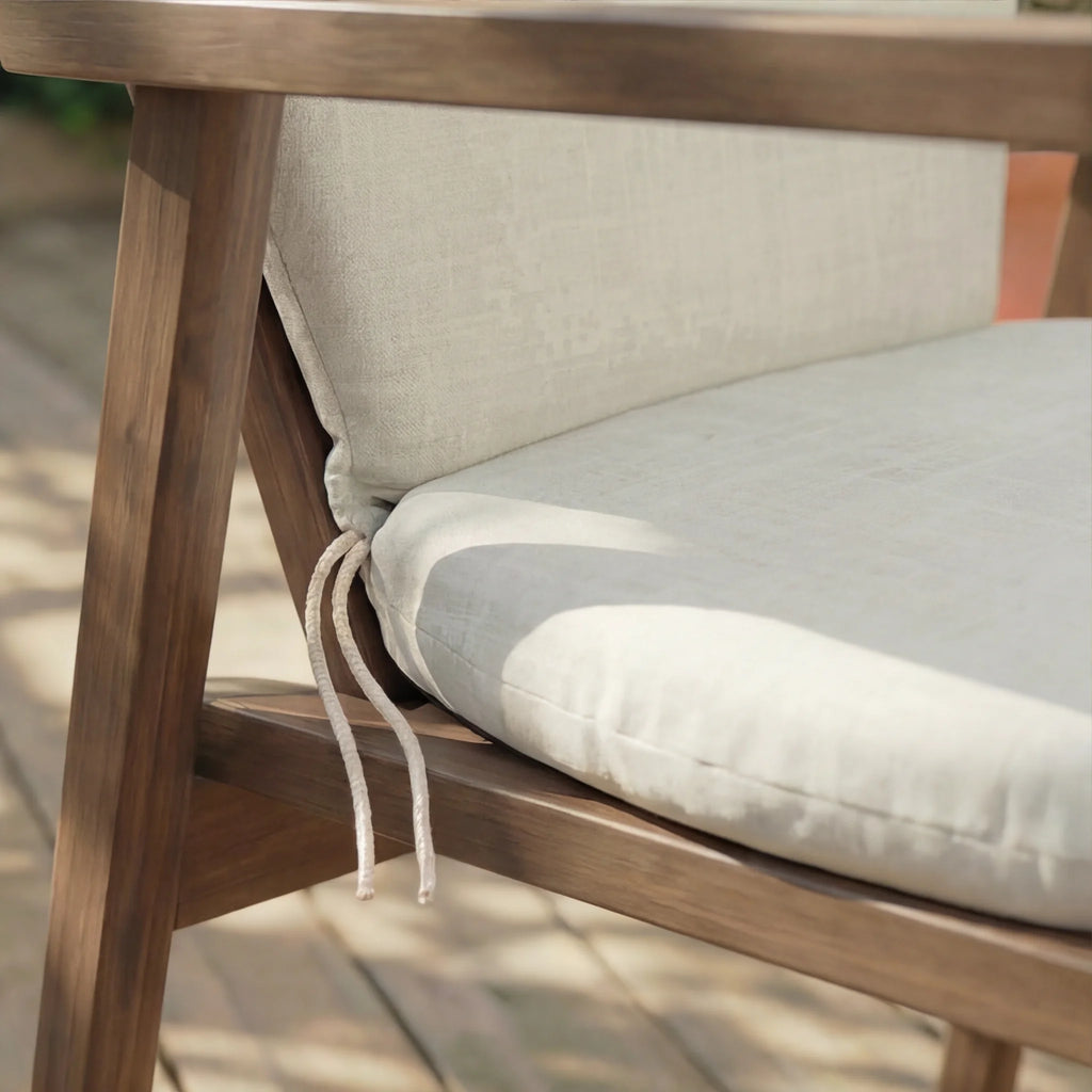 Cojín para silla de exterior Beige Claro