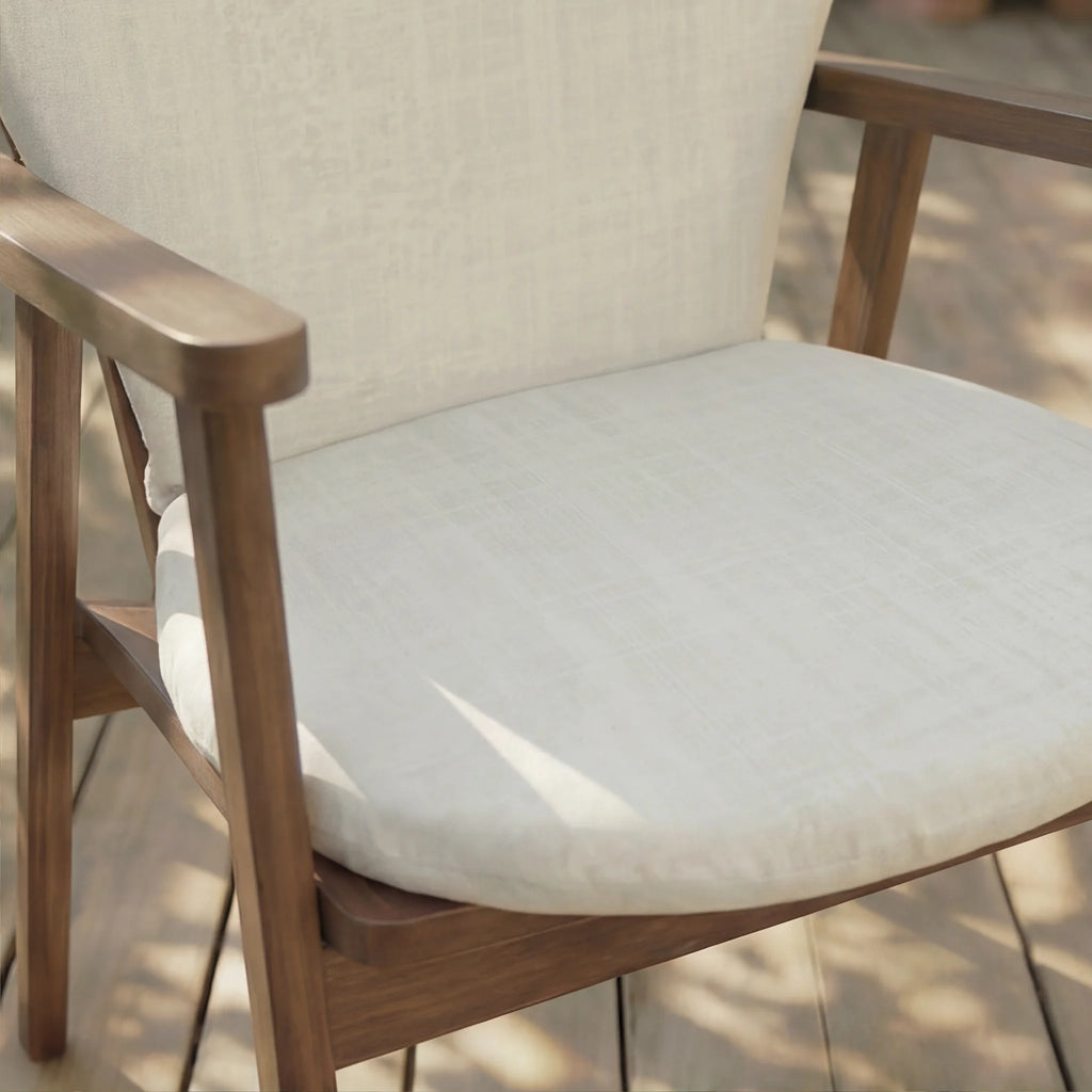 Cojín para silla de exterior Beige Claro