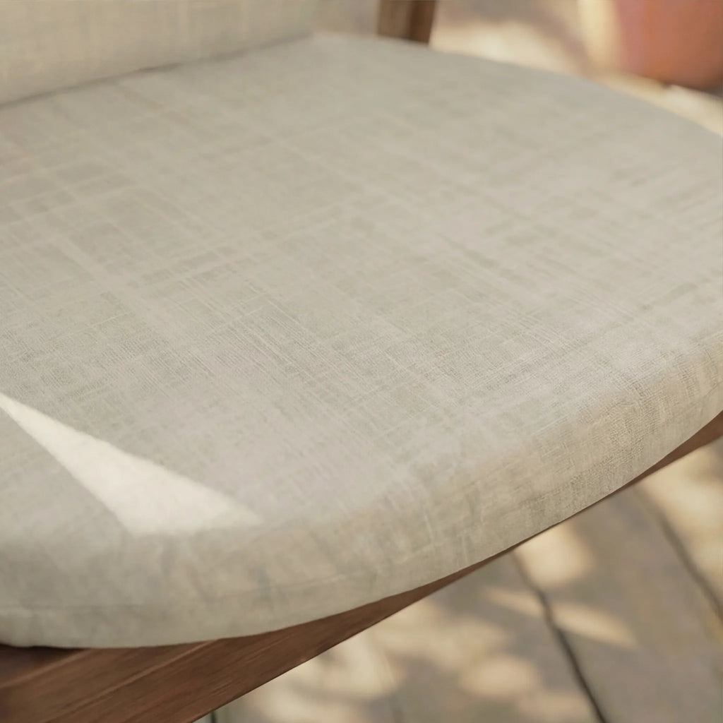 Cojín para silla de exterior Beige Medio