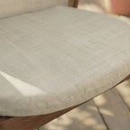 Cojín para silla de exterior Beige Medio