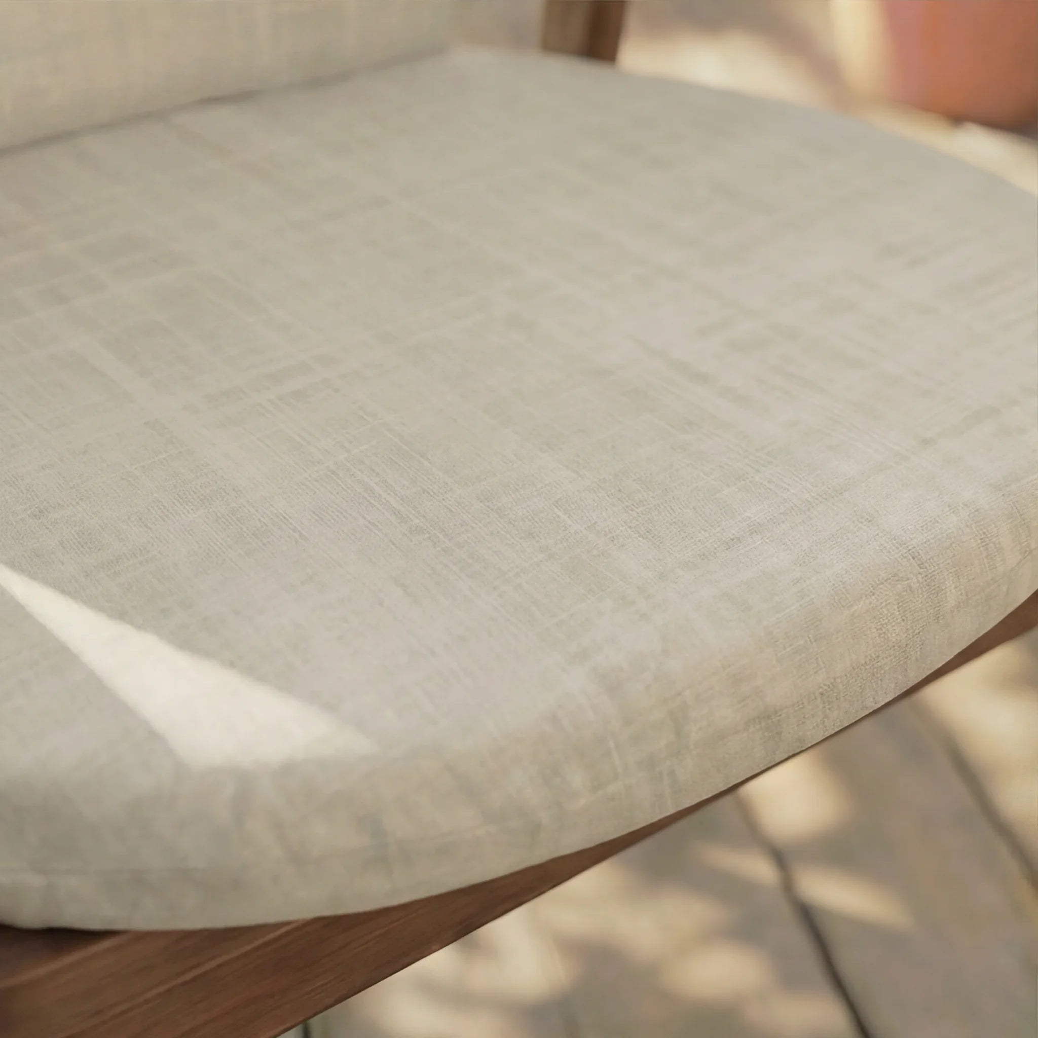 Cojín para silla de exterior Beige Medio