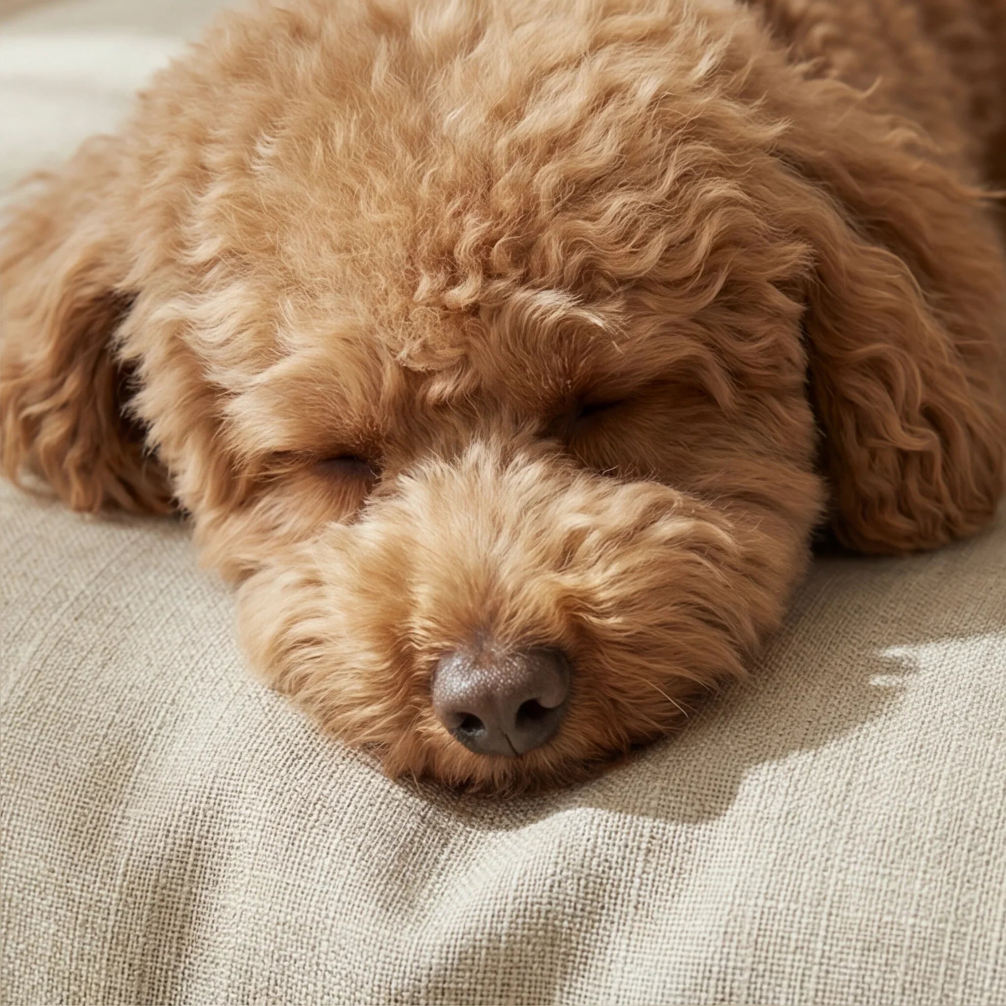 Cama para mascotas desenfundable antimanchas Beig Medio