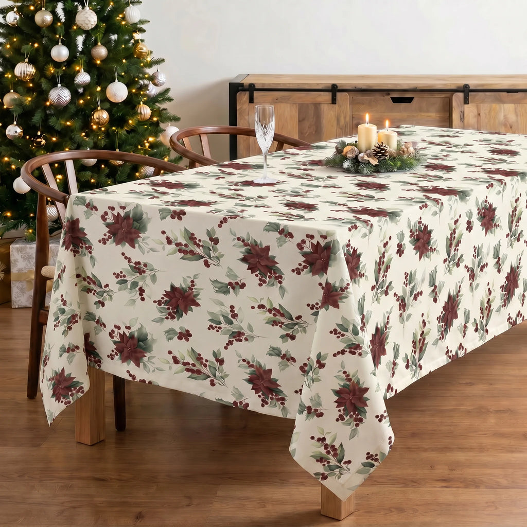 Mantel antimanchas 100% algodón BL Christmas 12