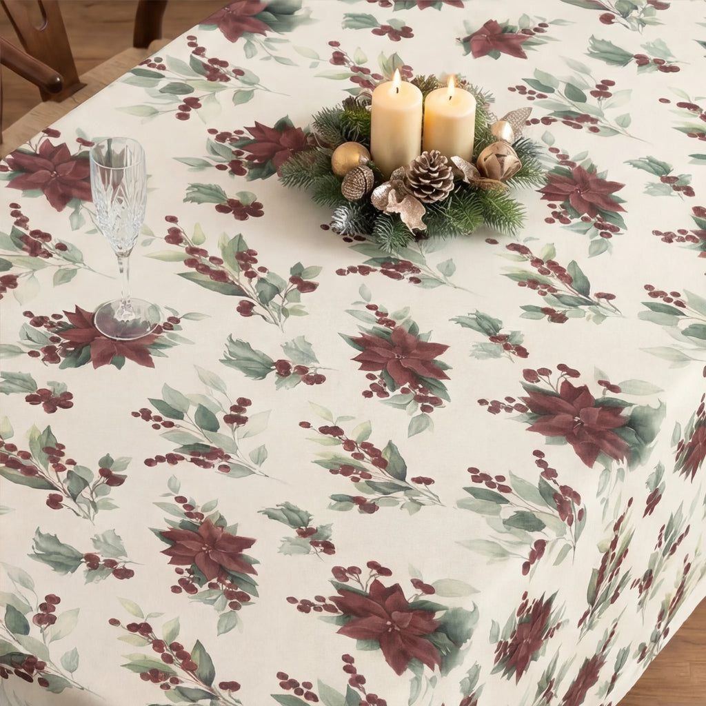 Mantel antimanchas 100% algodón BL Christmas 12