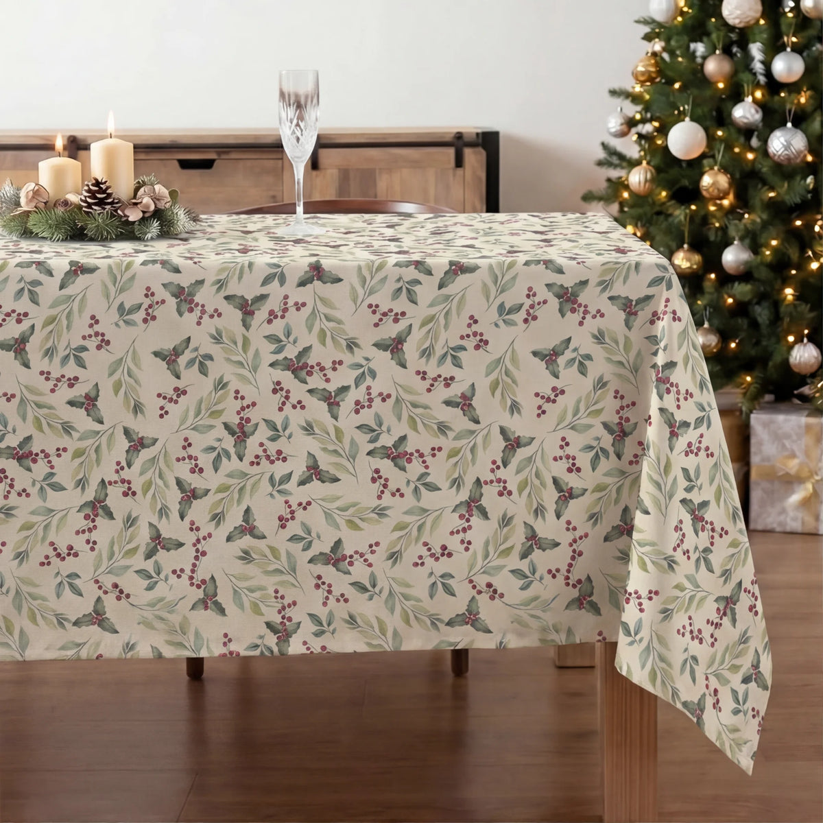 Mantel antimanchas 100% algodón BL Christmas 13