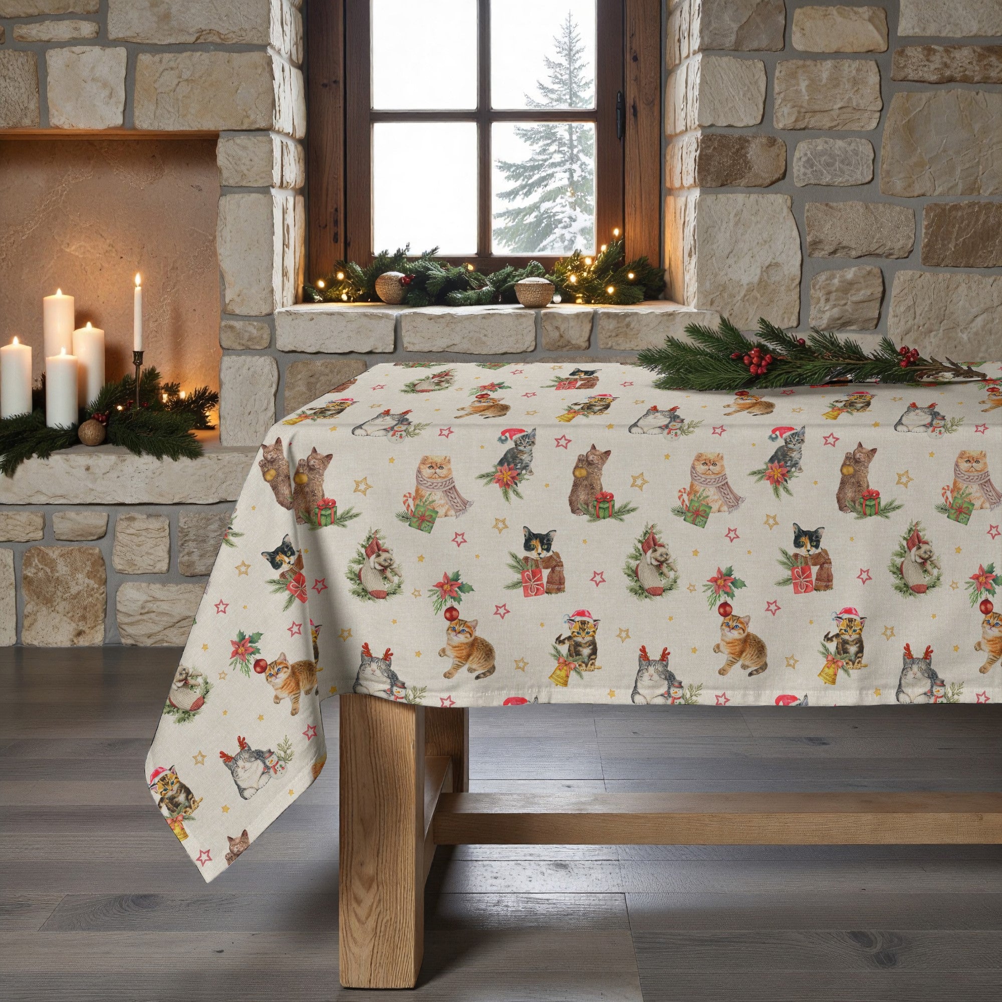 Mantel antimanchas BL Christmas 30