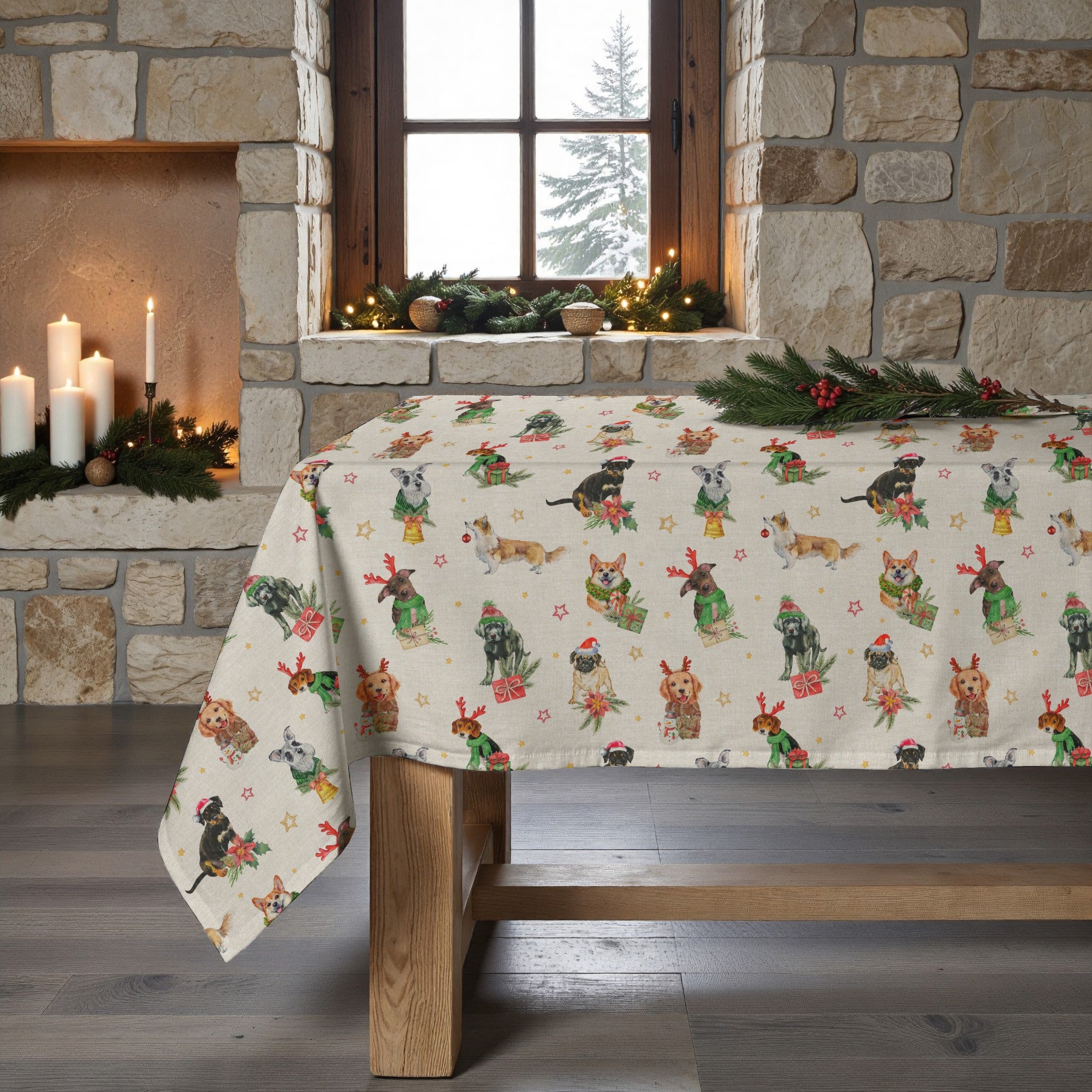 Mantel antimanchas BL Christmas 31