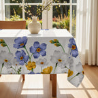 Mantel antimanchas Big Flowers 1 Malva 160