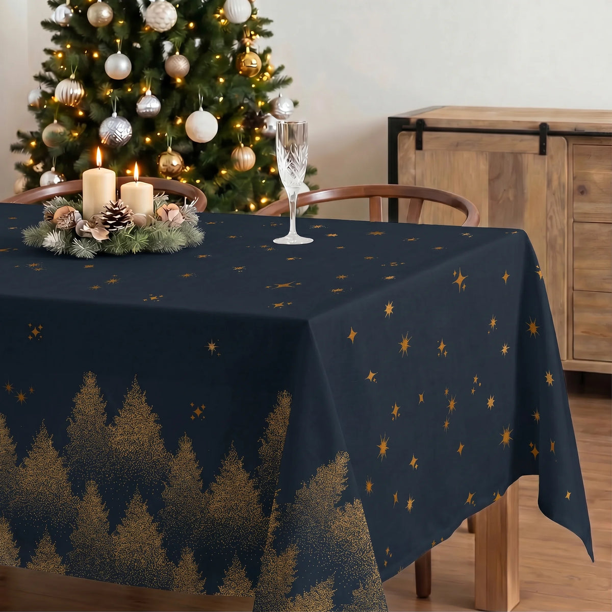 Mantel antimanchas Blue stalit sky 1225