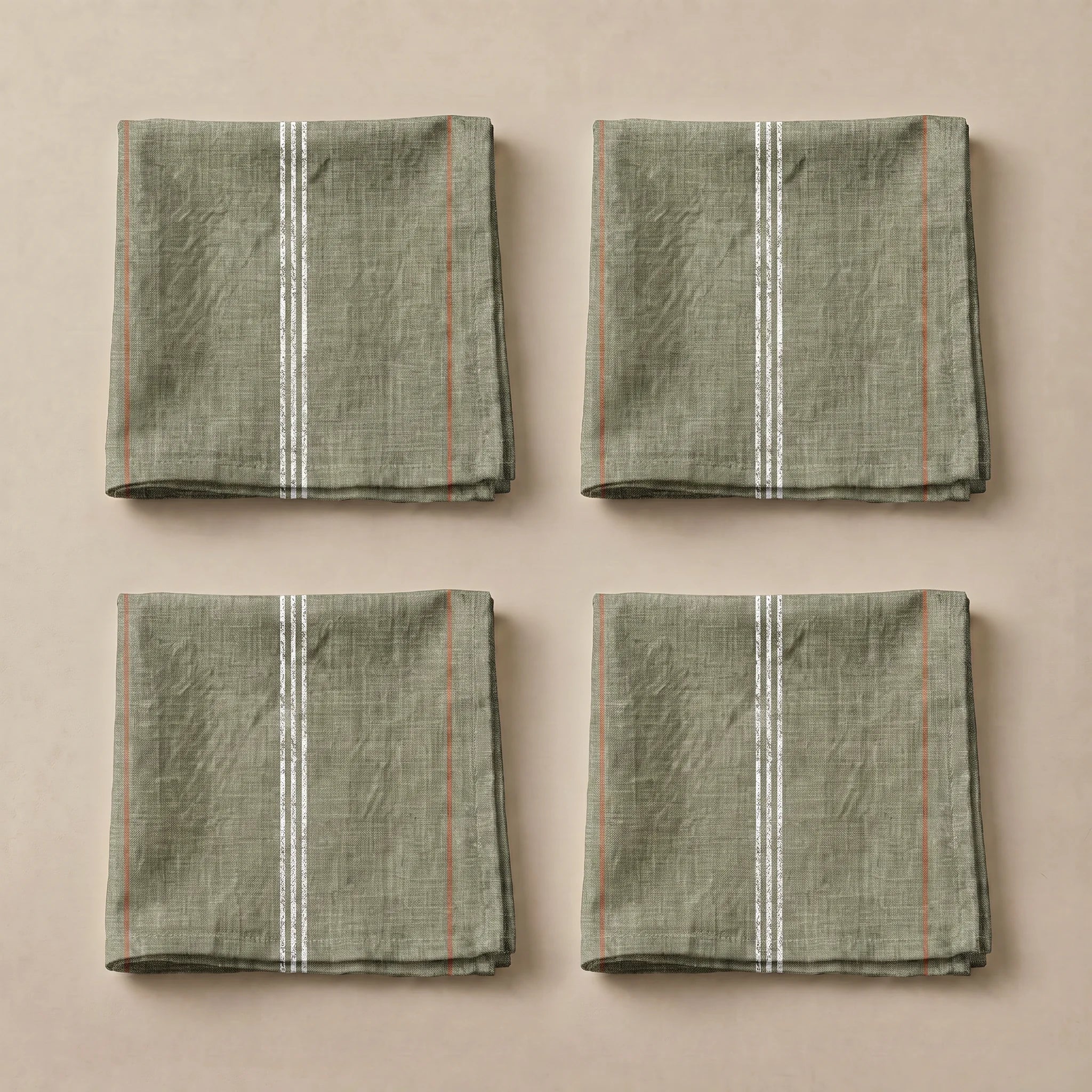 Pack de 4 unidades servilletas Eira Verde