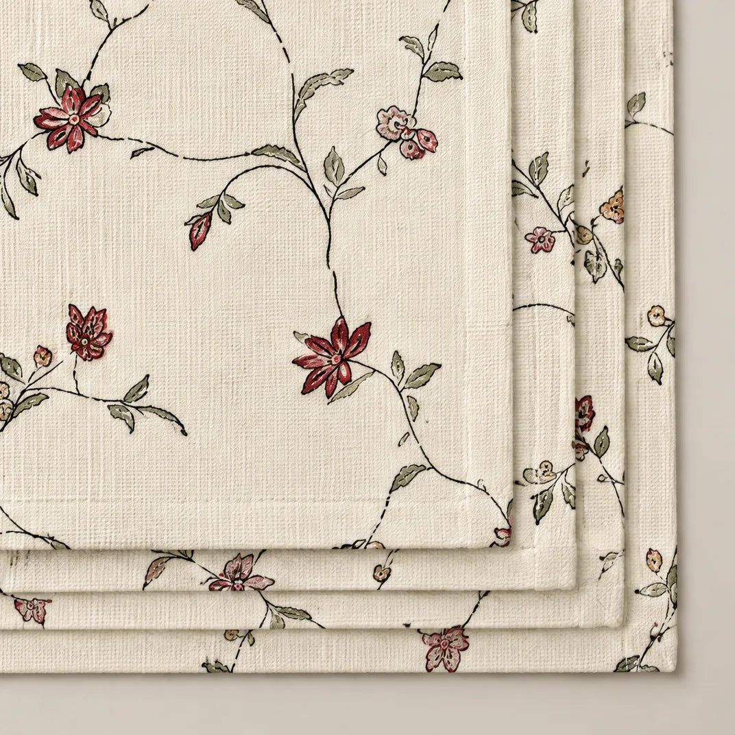 Mantel individual antimanchas pack 4 unidades Brezo