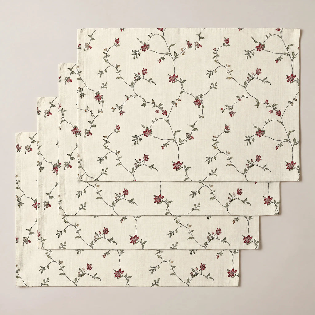 Mantel individual antimanchas pack 4 unidades Brezo
