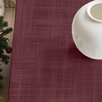 Mantel antimanchas Christmas Burdeos