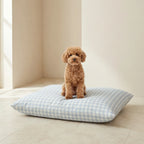 Cama para mascotas desenfundable antimanchas Calafat Azul Claro