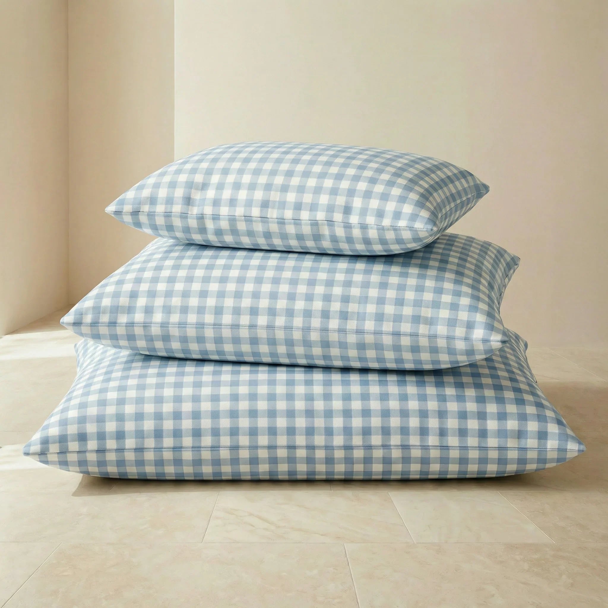 Cama para mascotas desenfundable antimanchas Calafat Azul Claro