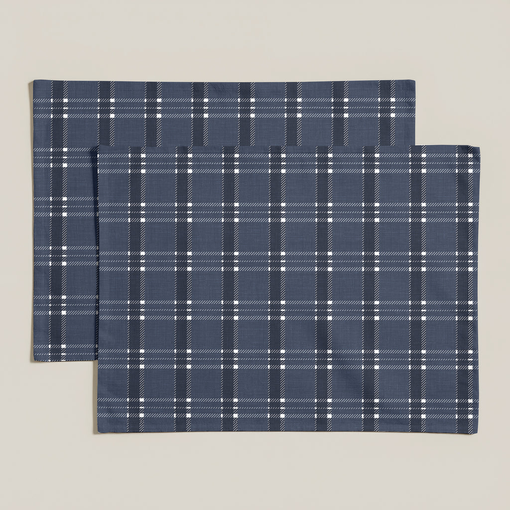 Mantel individual antimanchas pack 2 unidades Camilo Blue