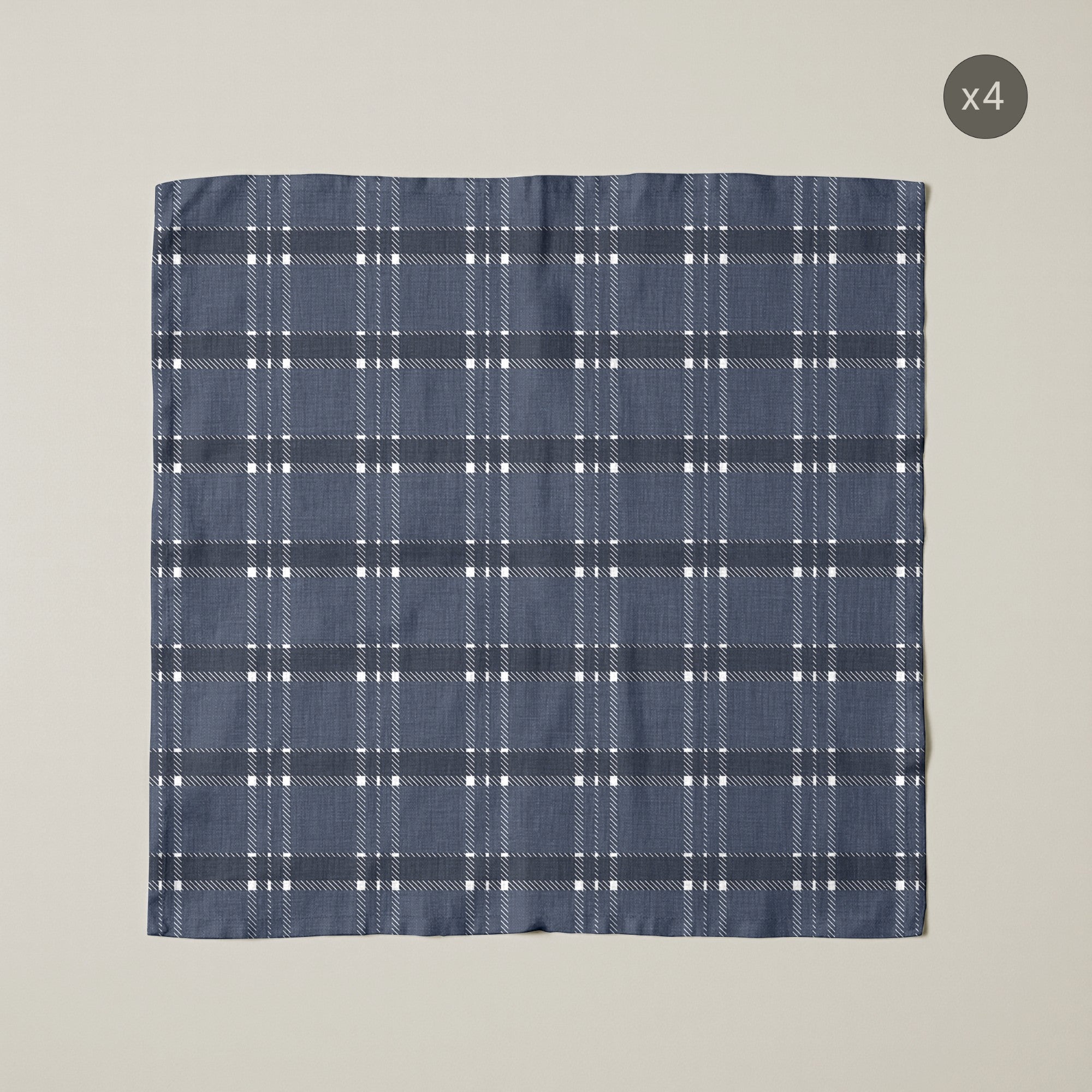 Pack de 4 unidades servilletas Camilo Blue