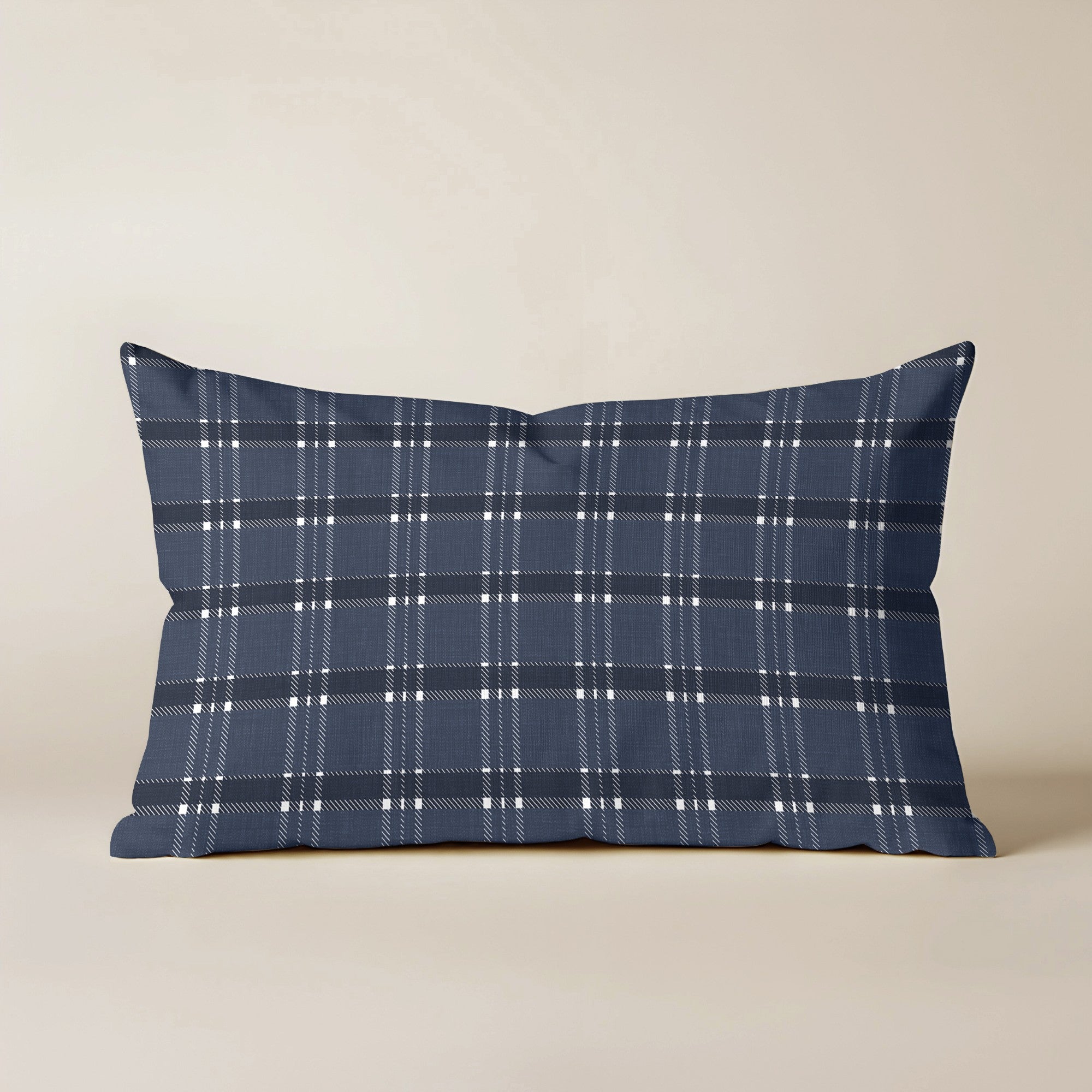 Funda de cojín Camilo Blue 30x50 cm 100% algodón