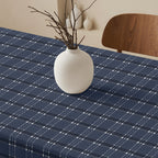 Mantel antimanchas 100% algodón Camilo Blue