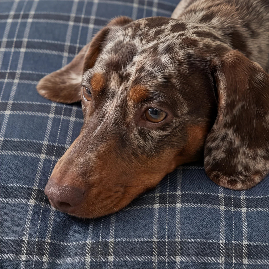 Funda para cama de mascota antimanchas Camilo Blue