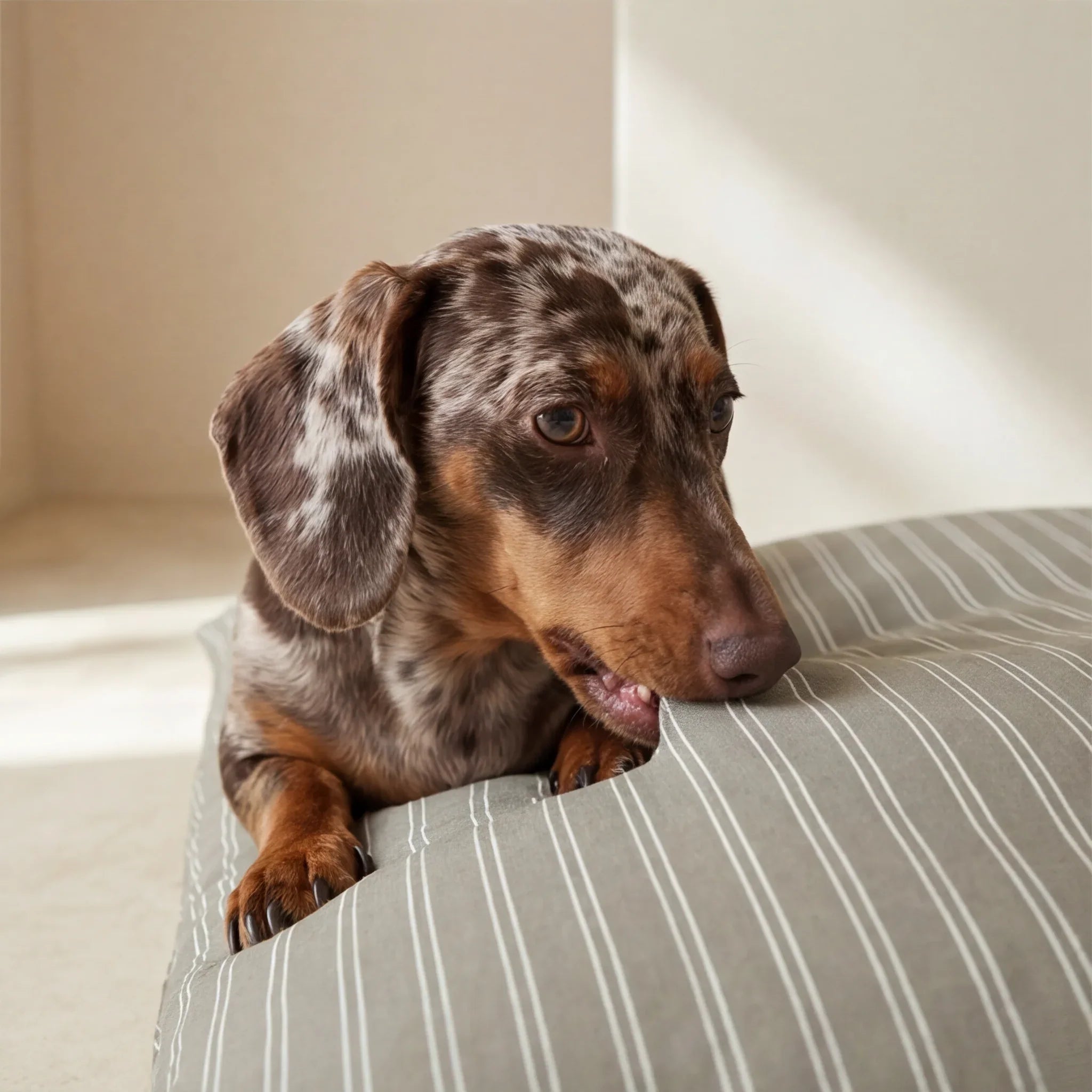 Cama para mascotas desenfundable antimanchas Canela