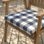 Cojín para asiento acolchado Chivi Marino 40x40x5 cm