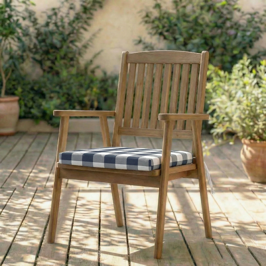 Cojín para asiento acolchado Chivi Marino 40x40x5 cm