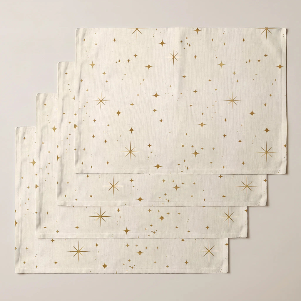 Mantel individual antimanchas pack 4 unidades Christmas Cielo Rojo 3