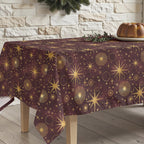 Mantel antimanchas Christmas Cielo Rojo